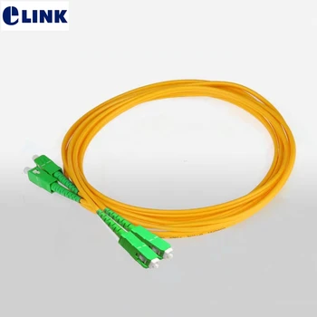 10шт SC/APC-SC/APC волоконно-оптический патч-корд 1М 2М 3М Дуплексный однорежимный кабель SC APC оптоволоконная перемычка SM DX ELINK