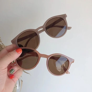 2023 New Vintage Women's Sunglasses Fashion Trendy Small Round Frame Driving Eyewear очки солнечные женские