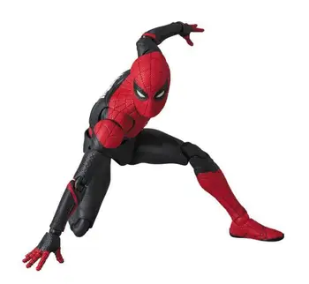 Mafex 113 Marvel Человек-паук Вдали от дома BJD Фигурка супергероя-паука, игрушки для детей 15 см