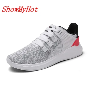 ShowMyHot/ новая мужская брендовая обувь на шнуровке, черная обувь на толстой подошве с резьбой в виде буллоков, мужская повседневная обувь, мужская дышащая обувь