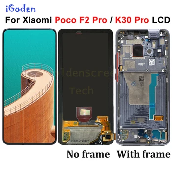 Super AMOLED Для Xiaomi Poco F2 Pro LCD M2004J11G Дисплей С Сенсорным Экраном Дигитайзер Для Xiaomi redmi k30 pro M2001J11C LCD