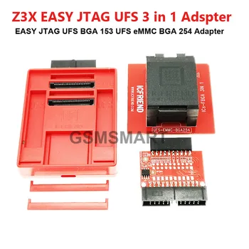 Адаптер ICFRIEND Z3X Easy Jtag Plus Box UFS 3 в 1 (адаптер для розетки UFS BGA-153, адаптер для розетки UFS EMMC BGA -254)