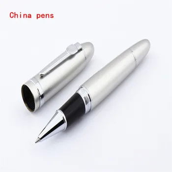 Бизнес-ручка-роллер JINHAO 159 серебристого цвета со средним кончиком, новая