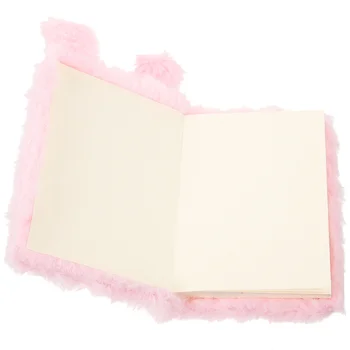Блокнот с милым кроликом для ежедневного использования, записная книжка, мультяшный плюшевый блокнот