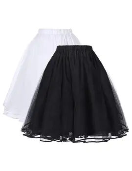 Женская нижняя юбка с кринолином, рождественская пачка 50-х, нижние юбки 2024 года