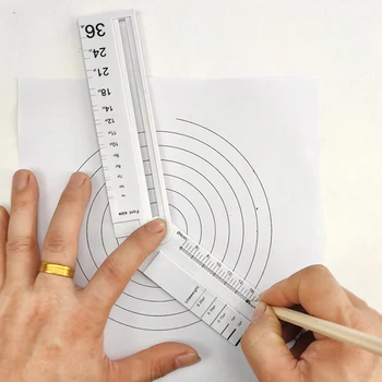 Многофункциональная линейка для рисования, Математические Геометрические измерения, Обучающие линейки для рисования, Измерительный инструмент для рисования своими руками