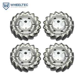 Набор из 4-х 152-миллиметровых металлических колес, колес из нержавеющей стали, цельное колесо из нержавеющей стали Yi