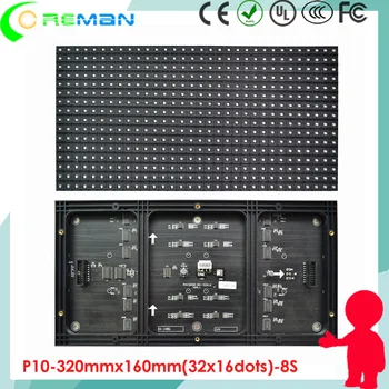 Низкая цена SMD3528 RGB led screen module p10mm / светодиодный экранный модуль дисплея p10 / полноцветный светодиодный модуль p10