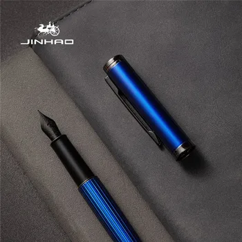 Новый Jinhao 88 Синий Бизнес Офис Авторучка Финансовый Студент Школьные Канцелярские Принадлежности Чернильные Ручки