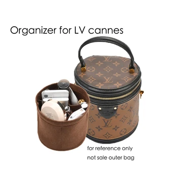 Органайзер для сумок со вставками из войлока, органайзер для сумок для макияжа, внутренний кошелек для путешествий, портативные косметички для Каннской сумки
