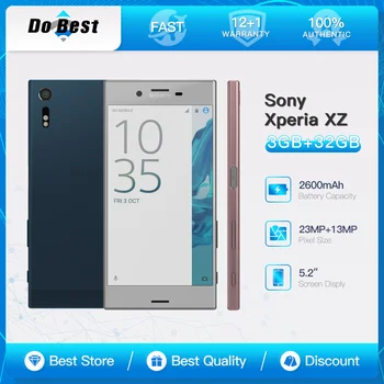 Оригинальный Sony Xperia XZ F8331 F8332 4G Мобильный Телефон 5,2 
