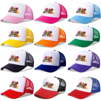 Регулируемые бейсболки POCOYO, детская защита от солнца, спортивные кепки с козырьком, детские Аниме-милые дышащие шляпки для загара
