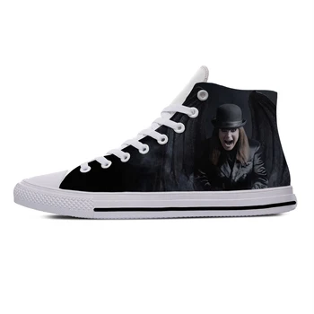 Рок-певец Osbourne Ozzy Heavy Metal Модная повседневная тканевая обувь с высоким берцем, легкие дышащие мужские и женские кроссовки с 3D принтом