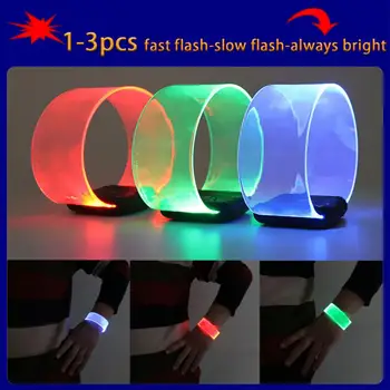 Силиконовый светодиодный браслет со звукоуправляемой подсветкой, светодиодный светоизлучающий браслет, световая лента, браслет для развлекательных вечеринок, пояс для Хэллоуина