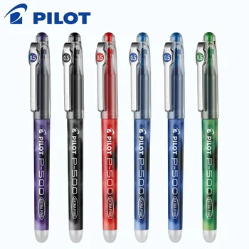 Шариковые ручки PILOT Precise P-500 с Гелевыми Чернилами, Сверхтонкая Точка 0,5 мм, Черные Синие Красные Фиолетово-Зеленые Чернила, Оригинальный Японский
