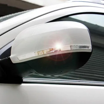 2 шт./компл. Автостайлинг из нержавеющей стали Зеркала заднего вида с защитой от натирания декоративная отделка наклейка чехол для Mitsubishi ASX Автоаксессуары