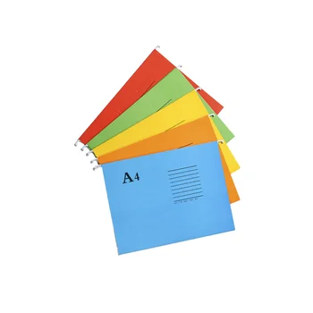 5 шт. подвесных папок для файлов, портативный органайзер для файлов, цветной держатель для файлов формата А4 для офисных настольных документов (разноцветный)