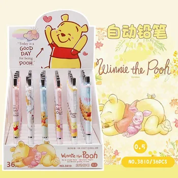 Disney Kawaii Winnie The Pooh Activity Pencil 0,5 мм Мультяшный Винни Пух Автоматическая Ручка Канцелярский Набор Письменные Принадлежности Карандаш