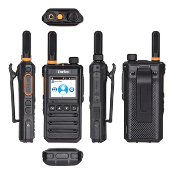 Inrico T640A zello app radio android walkie talkie poc GPS SOS cb fm-радио сеть 4G walki talki