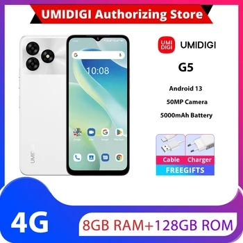 UMIDIGI G5, 8 ГБ 128 ГБ, 4G,Android 13,камера 50 МП, батарея 5000 мАч, двойная SIM - карта, 90 Гц