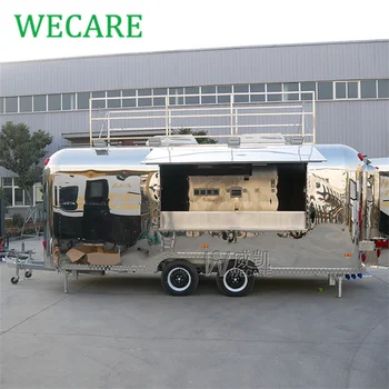 Концессионный Трейлер WECARE Mobile Kitchen Foodtruck с Полностью оборудованным Грузовиком быстрого питания Airstream с полностью Оборудованной кухней