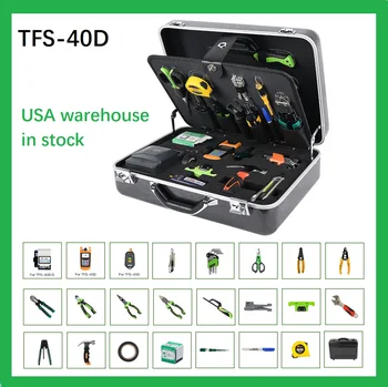 Набор инструментов FTTH TAWAA TFS-40D Набор Инструментов Для Сращивания Оптического волокна Непромокаемый Набор Инструментов для Обрезки оптического волокна FC-6S Fiber Cliver
