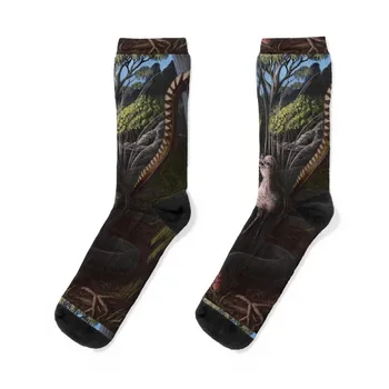 Носки The Lyre and the Serpent, Нескользящий футбольный комплект, мужские носки в стиле хип-хоп, роскошные брендовые женские носки