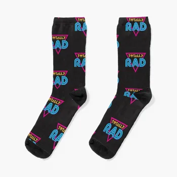 Носки винтажных неоновых расцветок 1980-х, забавные подарочные носки для хоккейной девушки, мужские носки