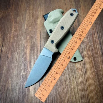 Прямой нож для выживания на природе из стали D2 с фиксированным лезвием, острый спасательный охотничий нож, Походный кухонный режущий инструмент EDC