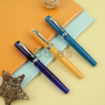 Студенческая полупрозрачная синяя ручка-роллер Kaweco, полированный акрил, отлитый под давлением; Хромированная латунь, завинчивающийся колпачок