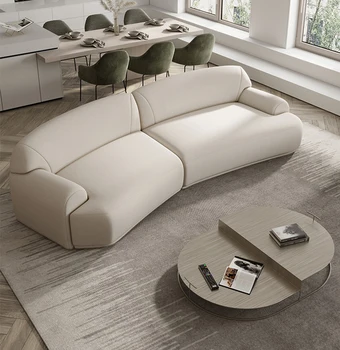 Тканевый диван особой формы, шезлонг для гостиной, Угловой светильник, Роскошная мебель для переговоров в отеле, бизнес-мебель