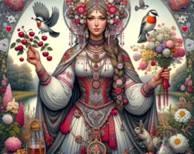 Богиня Кострома — славянская покровительница влюблённых |