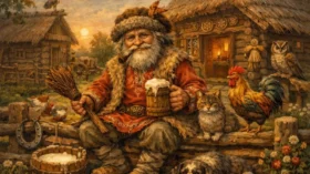 Дворовой – как славяне ладили с духом хозяином двора?